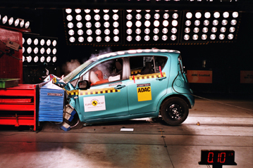 Краш тест Suzuki Splash (2008)